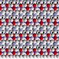 View of trioctahedral mica structure looking along sheets