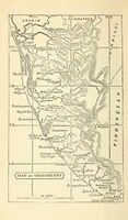 Map of Travancore in 1871